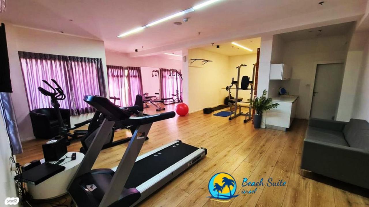 Beach Suite Israel- Private Jacuzzi Garden Suite & Gym, 3 Min Walk To Beach ביץ סוייט ישראל- ג'קוזי פרטי בגינה 3 דקות הליכה לים וחדר כושר Aschkelon Exterior foto